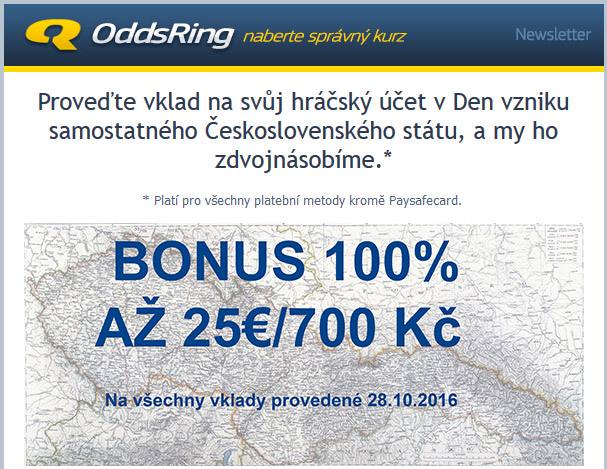 Oddsring bonus