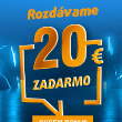 Tipsport rozdáva 20 EUR ZADARMO